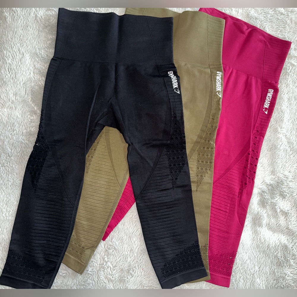 Gymshark seamless energy crop leggings